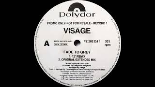 Visage - Fade To Grey (Hypnotic State 12" Remix)