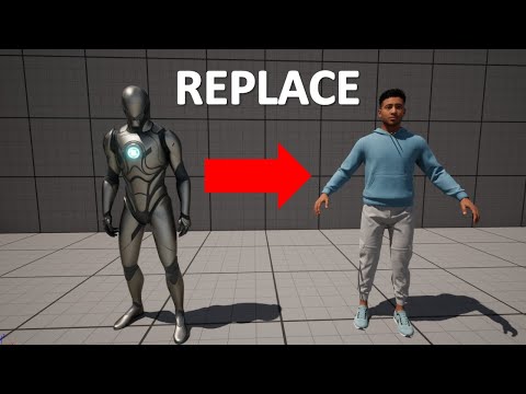 How To Replace The Unreal Engine Mannquinn With A Metahuman