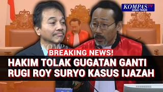 Hakim Tolak Gugatan Roy Suryo soal Ganti Rugi di Praperadilan Ketiga Kasus Ijazah Jokowi