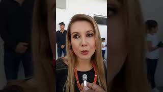 Candidata IV Dsitrito Electoral Local, Luz Elena Rodriguez se presenta a emitir su sufragio