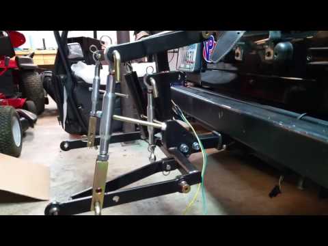 Kolpin DirtWorks Cat 0 3-pt Hitch System on Jeep Wrangler