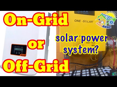 Brief comparison of ON-GRID & OFF-GRID solar power set up!