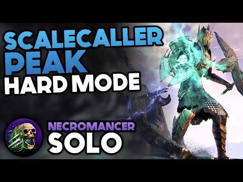 Solo Necromancer is BROKEN - Veteran Hard Mode Scalecaller Peak | ESO