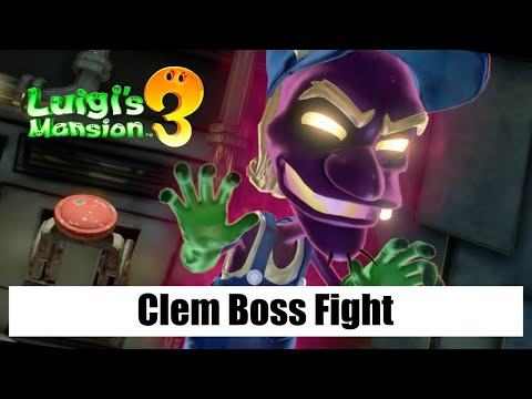 Luigi's Mansion 3 – Clem Boss Fight (Floor B2 : Boilerworks)