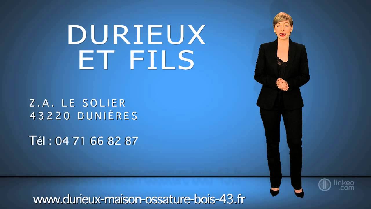 DURIEUX ET FILS ETS - Construction maisons bois - Dunières (43)