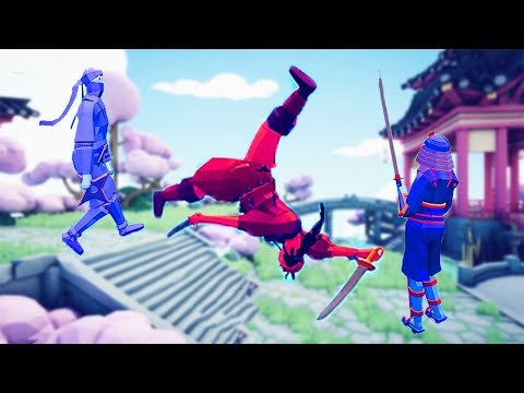 NINJA & SAMURAI VS EVERY UNIT | TABS - Totally Accurate Battle Simulator