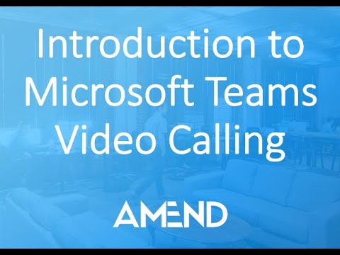 Microsoft Teams Video Calling Tutorial