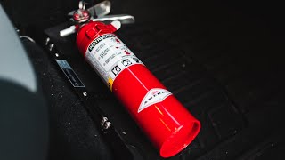Mounting A Fire Extinguisher In a Toyota Tacoma