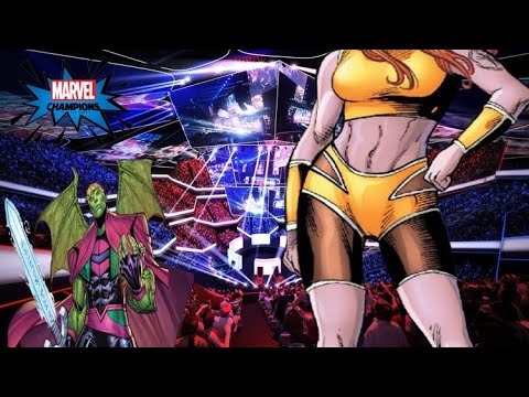 Stitch Incoming : Marvel Champions Custom Content Hulkling (by Kajislav) vs Giganta (by ES)