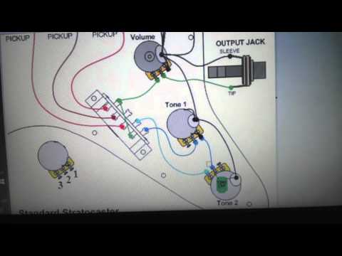 Stratocaster Mod: 2 Master Tone Knobs (Treble & Bass)