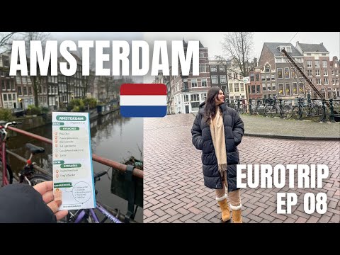 EUROTRIP EP 08: 1 DIA EM AMSTERDAM NO INVERNO (CUSTOS, ONDE COMER, ROTEIRO E MAIS...)