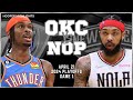 Oklahoma City Thunder vs New Orleans Pelicans Full Game 1 Highlights | Apr 21 | 2024 NBA Playoffs