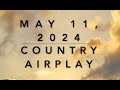 Billboard Top 60 Country Airplay May 11 2024