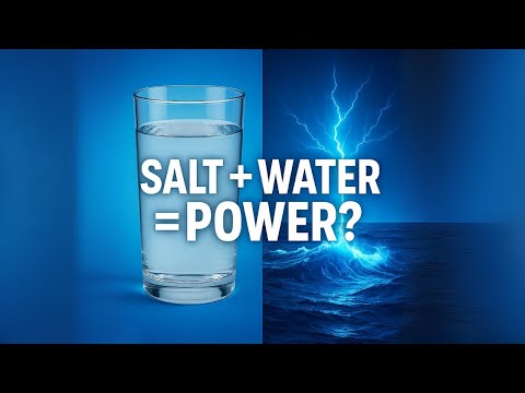 Japan Just Made Electricity from Salt Water - How Is That Possible?