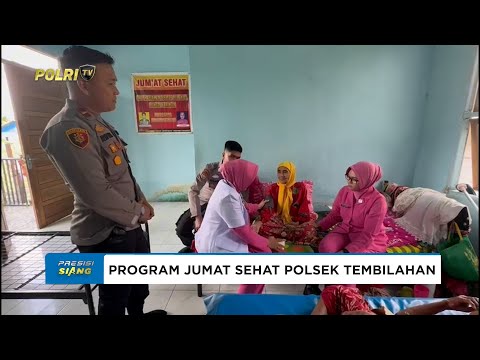 BHABINKAMTIBMAS POLRES INDRAGIRI HILIR GELAR PROGRAM JUMAT SEHAT