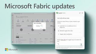 Microsoft Fabric: Data mirroring and Copilot updates