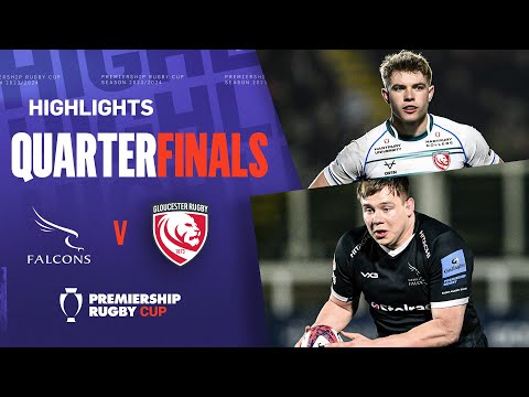 Newcastle Falcons v Gloucester - HIGHLIGHTS | Jamie Blamire HATTRICK! | Premiership Rugby Cup