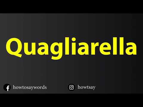 How To Pronounce Quagliarella