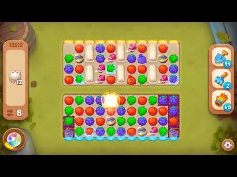 Gardenscapes level 13513 Gameplay #Bubunka