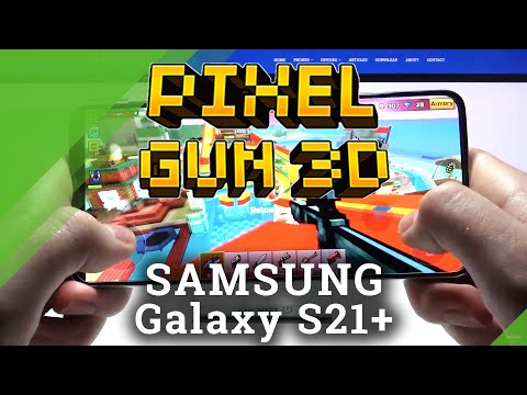 Pixel Gun 3D on SAMSUNG Galaxy S21+ – Gameplay Check