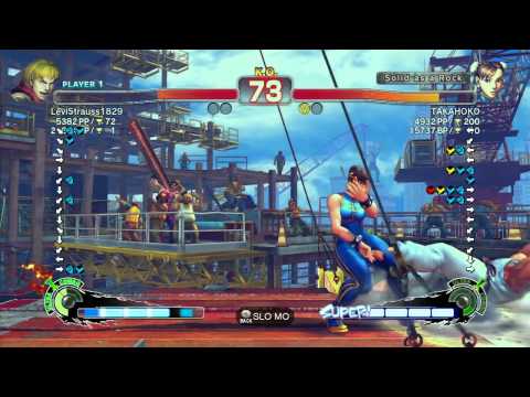 SSF4 AE 2012: LeviStrauss1829 (Ken) vs TAKAHOKO (Chun-Li) - Xbox Live Ranked Match