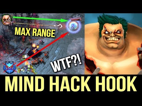 Most Amazing Hook 😮! Best Pudge WTF Hook Mind Hack by Levkan 7k Dota 2