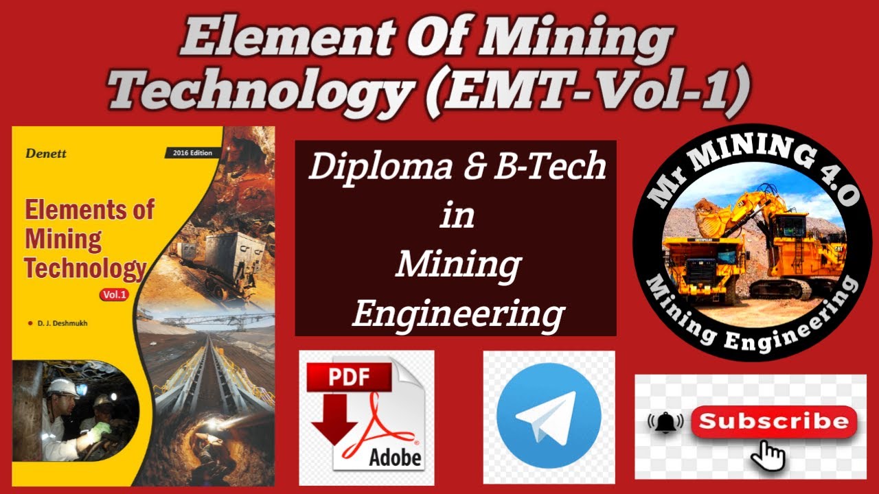 Elements Of Mining Technology (EMT) Vol -1