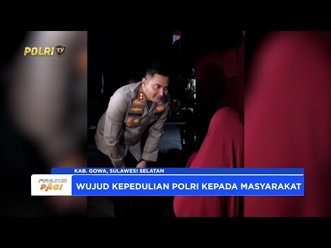 KAPOLRES GOWA KUNJUNGI DUA BOCAH VIRAL USAI PERINGATAN HUT RI