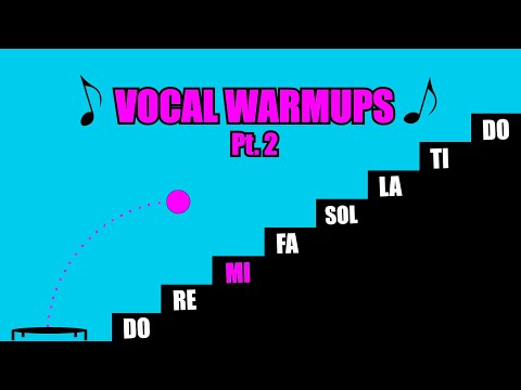 Fun Vocal Warmups PART 2 (Do Re Mi Sing-Along)