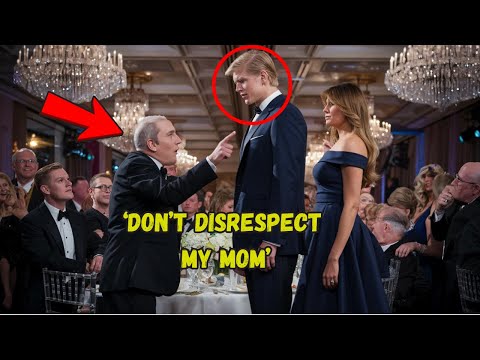 A Reporter Confronts Melania Trump at a Gala—But Barron's Response Leaves the Room Stunned