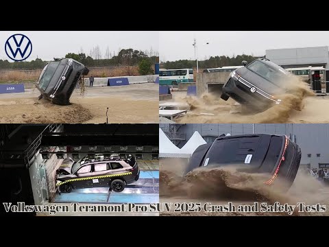Volkswagen Teramont Pro SUV 2025 Spent 170 Million Yuan on Crash and Safety Tests | 82 Crash Tests