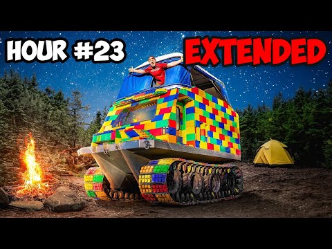 24 Stunden in meinem Lego-Panzer überleben – ERWEITERTE VERSION
