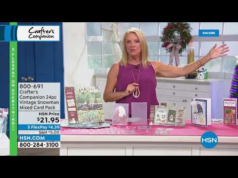 HSN | Merry Craftsmas - Crafter's Companion 07.12.2022 - 03 AM