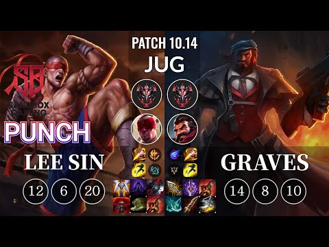 SB Punch Lee Sin vs Graves Jungle - KR Patch 10.14