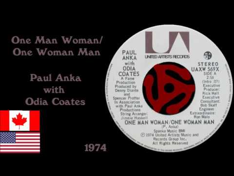 Paul Anka with Odia Coates - One Man Woman, One Woman Man