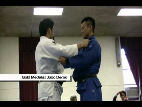 Gold Medalist Judo Demonstration - Embassy Adoption Program
