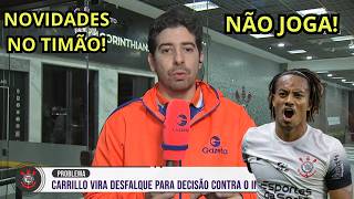 Bidu volta ao campo e deve ser titular contra o Internacional! CARRILLO VIRA DESFALQUE PARA DECISÃO