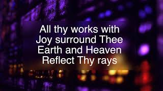 Joyful Joyful We Adore Thee ~ Amy Grant ~ lyric video