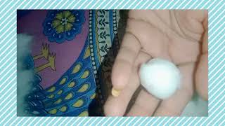 How to make cotton balls at home/ easy way to make// DIY