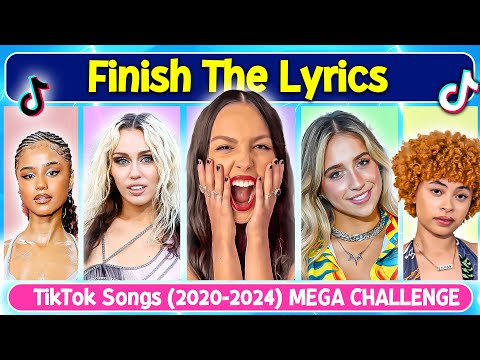 Finish The Lyrics | 🎶100 Viral TikTok Songs From 2020 to 2024 | 🔥 TIK TOK MEGA CHALLENGE💃