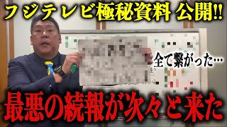 【立花孝志】今フジテレビが一番知られてくない”極秘資料”を公開します！さらにトンデモない続報が次々と飛び込んできた【中居正広/ホリエモン/総務省】