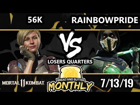 BnB 14 Mortal Kombat 11 - 56k (Cassie) Vs. Rainbowpride69 (Jade) - MK 11 Losers Quarters