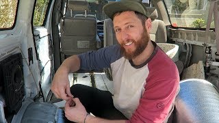 Insulation and starting the floor // CAMPER VAN CONVERSION EP. 5