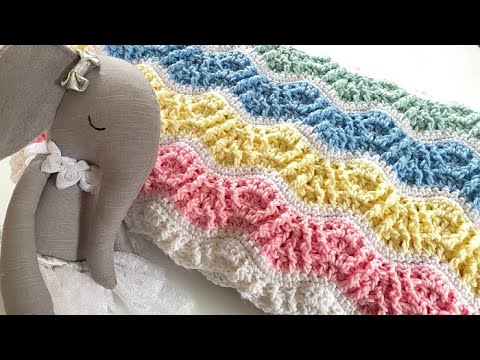 Left Hand Crochet for Beginners Baby Blanket Pattern The Crochet Crowd