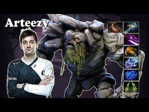 Arteezy - Tiny Safelane with Somnus, Yang, Crit vs Yatoro, Whitemon | Dota 2 7.30c Gameplay