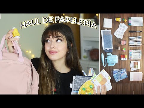 📚 SUPER HAUL de Material Escolar / Papelería *MUY CUQUI*