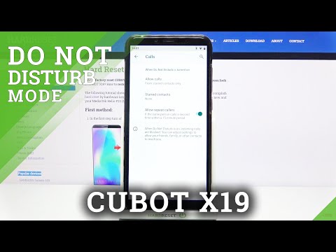 How to Mute CUBOT X19 – Activate Do Not Disturb Mode