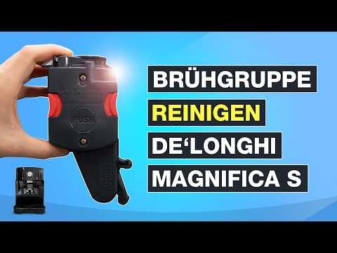 Reinigung Brühgruppe Delonghi Magnifica S - NUR SO IST ES RICHTIG ✅ Testventure