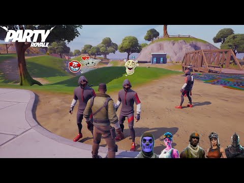 Toxic Ikoniks React To Default Turning Into Every OG Skin In Party Royale