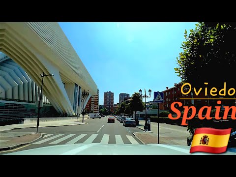 Driving in Oviedo Spain